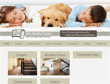 Tablet Screenshot of johnmurphycarpets.ie